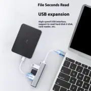 USB C Splitter 4 in 1 USB C/USB Adapter Docking Station with 3xUSB2.0+1xUSB3.0