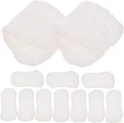 CRILSTYLEO 10pcs Gauze Diaper Cloth Diapers Liner for Newborn Diapers Cloth Diapers Liner for Newborn Washable Diaper Liner Cloth Diaper Liner Reusable Diaper Liner White Cotton