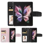 For Samsung Galaxy Z Fold 6 5 4 3 2 Hanman Leather Case Wallet Flip Card Cover