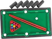 MUSISALY 1Set Mini Pool Table Desktop Billiard Game for Family Interactive Fun with Sticks Balls Rack Home Office for Parent Bonding