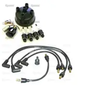 Complete Tune-Up Kit for Ford 8N Tractor Plugs Points Rotor Cap Wires Side Mount
