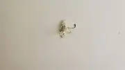 Dollhouse Miniature Triple Hook Moveable Hats Ties 1:12 Scale Gold Finish