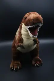 Wild Republic Plush Dinosaur T Rex Reptile Dino Stuffed Animal Toy Brown 9”