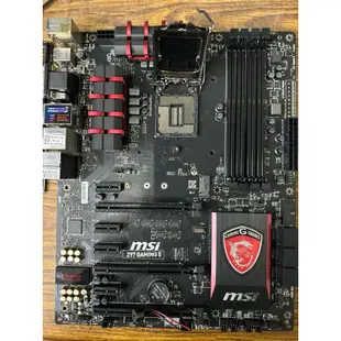 微星MSI Z97 GAMING 5 電競主機板/1150腳位/M.2/附檔板二手良品