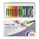 Pentel 飛龍牌 PTS-15 染色用 粉蠟筆系列 15色 畫衣服蠟筆