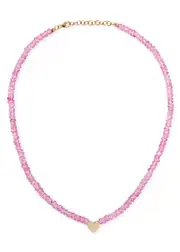 Roxanne First The Warrior's Beaded Necklace - Light Pink - One Size One Size