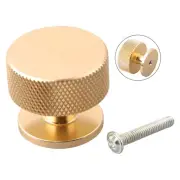 1*Knurled Cabinet Knob Matt Black Aluminium/Kitchen Cabinet Door Cupboard Drawer