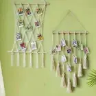 1 Set Hanging Pictures Organizer Fringes Decoration Room Decoration Wall Blanket