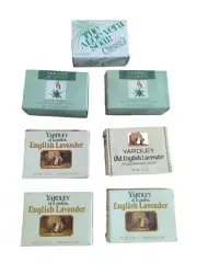 YARDLEY OLD ENGLISH LAVENDER & Aloe Vintage Fragranced Soap 4.25 oz BARS Lot 7