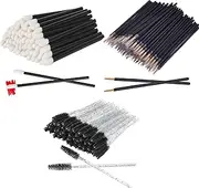 Nyamah Sales 50pcs Applicator Wand Set Eyelash Mascara Brush Eyeliner Brush Lip Wand Brushes Makeup Beauty Tool Kit 20 Mascara Brushes, 20 Lipstick Applicators Lip Wands,10 Eyeliner Brushes