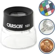 Carson LumiLoupe Series Pre-Focused Stand Magnifier Loupes (LL-10, LL-20, LL-55, LL-77)
