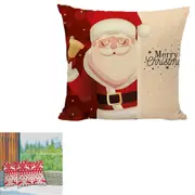 Christmas Pillow Covers Animal Deer Throw Pillow Case Cushion Cover Merry Christmas -Style 5