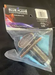 Blue Flame Universal Gas Valve Flange w 3” Key Fireplace Firepit Antique Brass