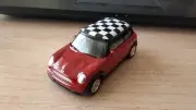 WELLY - MINI COOPER RED WITH SQUARED TOP 1/60 - 1/64 APROX NEW