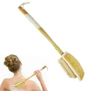 Loofah on a Stick, Back Scrubber for Shower，Long Handle Dual-Sided Body Brush...