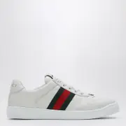 [GUCCI] White Screener low sneaker 39 IT White