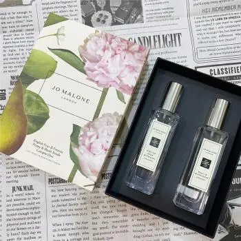 完美禮物【Jo Malone】30ml*2香水禮盒 組合 英國梨與小蒼蘭 牡丹與嫣紅麂絨 英國梨 牡丹