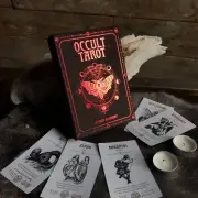 Occult Tarot Deck 78PCS Oracle Cards Mystical Divination Collectible Board Game