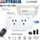 Tuya Wifi /Zigbee Smart Power Point Socket Outlet Voice Control For Google Alexa