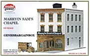 HO Scale Train "MARRYIN SAMS CHAPEL" Kit Model Power New in Sealed Box 457