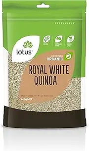 Lotus Organic White Quinoa Grain 600 g, 600 g