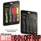 Scanpan Soft Touch Spectrum 4 Piece Cheese Knife Set *Coloured or Black* PI