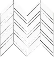 Yipscazo 1-Sheet Herringbone Backsplash Peel and Stick Tile, White PVC Stick on Backsplash for Kitchen, Waterproof Self Adhesive Wall Tile for Bathroom