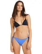 [Roxy] Signature Bikini Tie Side Bikini Bottom in Blue