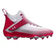 Under Armour® Men's 11.5 Highlight Hammer MC Football Cleats in White/Red