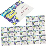 OFFSCH 100 Sheets Colorful Student Award Certificates of Cartoon Printing Certificate Paper for Classroom Academic Graduation Performance Recognition Personalize for Achievements