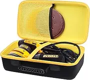 Khanka Hard Case for DeWalt DEWDWE6423 / DCW210NX / DCW210B Random Orbital Sander(Case Only), Black, Classic