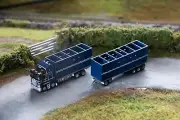 N Scale Kenworth K200 Stock Truck And Five Axle Trailer (Turning Dog Axle!!)