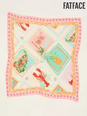 FatFace Multi Lobster Print Hair Scarf (AK8326) | $32