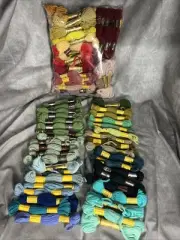 Lot 125 Skeins 100% Virgin Wool Needlepoint Paterna Persian Yarn DMC NOS Vtg B20