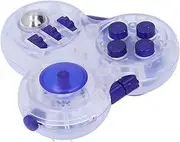 Respicefinem Fidget Controller Pad Cube Relieve Stress AntiAnxiety Time Fingertip Hand Toy Lightweight Portable ABS Material with Curved Surface Smooth Rotation Approx 7 X 7 X 2cm
