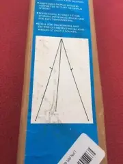 US Art Supply "Easy-Folding Easel" Black Steel 63" Tall Display Easel