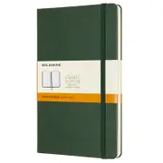 Moleskine Classic Hard Cover Notebook Ruled Large (Myrtle Green)