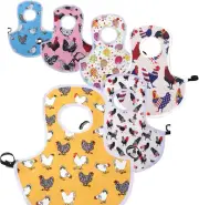 6Pcs Chicken Saddles,Hen Aprons for Feather Growth,Chicken Jacket,4Pcs Hen Refle