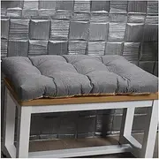 Outdoor Bench Cushion 150x50cm 120 x 40 120 x 45, 8CM Thick Window Seat Cushion Memory Foam Resilience Foam Indoor Garden Banquette Cushion Furniture Upholstered Pad(Gray,160x55cm x8cm Thick)