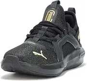 [PUMA] Kids ENZO 2 Weave JR Sneaker, Black Yellow