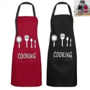 2 Pieces Apron Unisex Cooking Apron Waterproof Bib Apron With 2 Pockets And Adjustable Neckband Wait