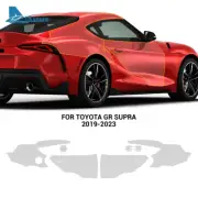 For Toyota GR Supra 2019-2023 Doors Precut Paint Protection Film Clear PPF TPU (for: Toyota)