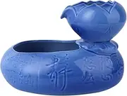 Happyyami Retro Ceramic Cat Waterbowl Pet Water Dispenser 1pc Cat Drinking Fountain Large Capacity Shape