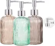 Cutiset 4-Piece Ceramic Bathroom Accessories Set, Bath Ensemble Set Include Soap Dispenser, Toothbrush Holder,Tumbler,Soap Dish Set for Bath Decor Home Gift