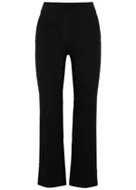 Spanx The Perfect Pant Kick-flare Stretch-jersey Trousers - Black - M M
