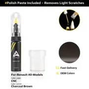 Touch Up Paint For Renault All Models CNC Charcoal Brown With Polish Paste