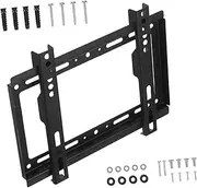 Fixed Bracket Universal Mounting Hardware Kit Mount Low Profile Monitor Mount for 14-42 Inch Flat Screen Black