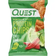 Quest Protein Chips Tortilla Style Chili Lime Flavour 32g