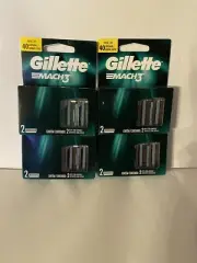 Gillette Mach3 Men's Razor Blade Refills - 8 Counts. 2 Blade Per pk at 4pks