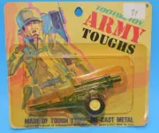 TootsieToy Diecast Military Cannon 1970s Vehicles – NEW in Package - Army Toughs